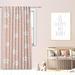 Lilijan Home & Curtain Cute Sleeping Stars Pink Room Curtain 100% Blackout Thermal Curtain Polyester | 63 H x 52 W in | Wayfair