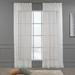 Lilijan Home & Curtain Extra Long & Extra Wide Dots Lace Patterned Sheer Curtain Panels Polyester in White | 276 H x 100 W in | Wayfair