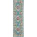 Nourison Passion 8' Runner Ivory Light Blue Area Rug - Nourison PASSN