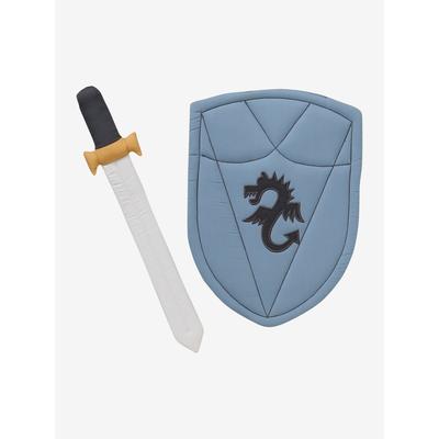 Kinder Kostüm-Set: Ritterschwert & Schild aus Stoff blau von vertbaudet