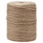 Bobine ficelle en jute naturelle brune - 2mm x 400m - pour le jardinage, bricolage, activités