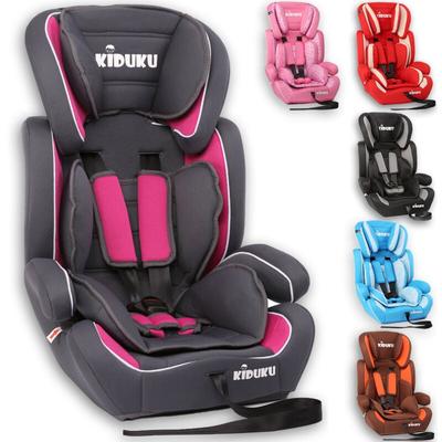 Autokindersitz Kinderautositz Autositz Kindersitz 9-36kg Gruppe 1+2+3 Rosa/Pink - Kiduku