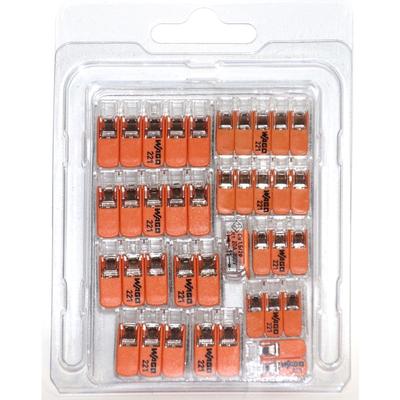 Wago 221- Klemmen set 2x -412, -413, -415 + 2x -612, -613, -615 - Kabel Draht Verbinder in der Image
