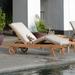 Cambridge Casual Leon Teak Chaise Lounge