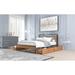 Full Size Metal Platform Bed Frame with 4 Drawers, Sockets and USB Ports, Slat Support//Modern Style//Exquisite Craftsmanship