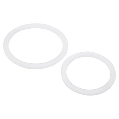 40Pcs 70mm Regular & 86mm Wide Mouth Silicone Sealing Ring Set for Lid - Translucent