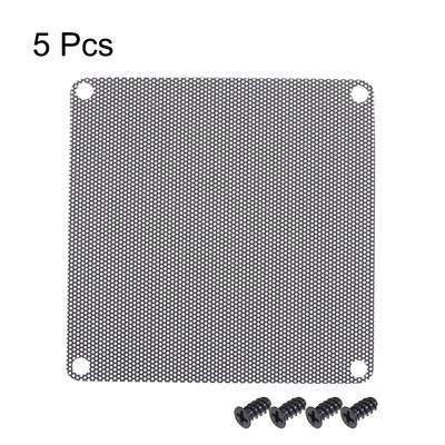 PC Dust Fan Screen with Screws for Cooling Dustproof Case Cover