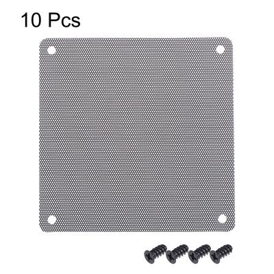 PC Dust Fan Screen with Screws for Cooling Dustproof Case Cover PVC