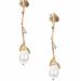 Kate Spade Jewelry | Kate Spade Brilliant Branches Linear Earri | Color: Gold/White | Size: Os