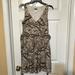 J. Crew Dresses | J. Crew Cecilia Fit And Flare Ruched Wrap Sash Paisley Dress | Color: Brown/Cream | Size: 4