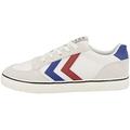 HUMMEL Unisex Stadil Lx-e Canvas Sneaker, White Blue Red 217 668 9253, 37 EU