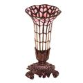 Meyda Lighting Stained Glass Pond Lily 8 Inch Table Lamp - 27679