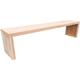 Wood4you - Banc de jardin Amsterdam - 150 cm - Brun