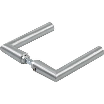 Dormakaba - Drückerpaar 10.328, L-Form, 8 mm, silber eloxiert Türbeschlag Zubehör Image