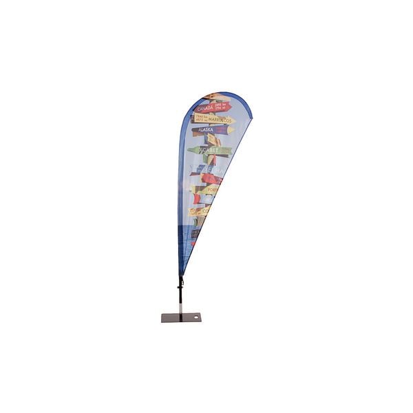Showdown Displays Fahnenmast »Beachflag Glasfaser Wind/Tropfen L« - ohne Bezug