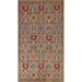 Geometric Traditional Kazak Oriental Area Rug Wool Hand-knotted Carpet - 6'6" x 10'6"