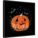 Cute Halloween II by Becky Thorns Canvas Art Framed - Sylvie Black