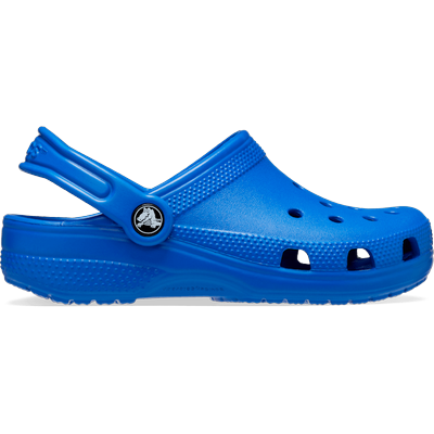 Crocs Blue Bolt Kids' Classic Clog Shoes