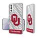 Oklahoma Sooners Galaxy Endzone Personalized Clear Case