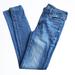 American Eagle Outfitters Jeans | American Eagle Super Stretch Mid Rise Blue Jean Jegging Size 4 Waist 26 Inches | Color: Blue/White | Size: 4