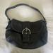 Coach Bags | Coach Small Black Leather Shoulder Bag Great Condition Barely Worn | Color: Black/Silver | Size: Os