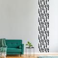 Sweetums Wall Decals Brush Tree Wall Decal Vinyl in Black | 108 H x 22 W in | Wayfair 3887-BLA