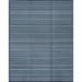 Black/Blue 83 x 60 x 0.04 in Area Rug - Longshore Tides Sheffield Contemporary Stripes Area Rug, Navy | 83 H x 60 W x 0.04 D in | Wayfair