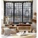 East Urban Home Old Large Window w/ Broken Panes Tapestry in Black | 68 H x 88 W in | Wayfair 73E0CBDCA0AF4B6B8E2E1E84400C3FD2