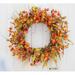 The Holiday Aisle® 24" Foam Wreath in Orange | 24 H x 24 W x 5 D in | Wayfair B86CE6D0516C4275A3C8C1D7927EF1C7