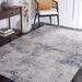 Blue/White 84 x 63 x 0.39 in Indoor Area Rug - 17 Stories Vogue 156 Area Rug In Beige/Blue | 84 H x 63 W x 0.39 D in | Wayfair