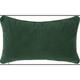 Coussin Décoratif Rectangle en Polyester 30x50 cm - Couleur Unie - Vert