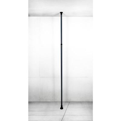 Wenko - Hauptstange Herkules Schwarz, Verstellbar bis 300 cm , Schwarz, Stahl schwarz, Kunststoff Image