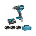 DHP485RF3J Trapano Avvitatore a Percussione 18V lxt 3x3Ah Brushless - Makita