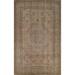 Distressed Traditional Tabriz Persian Wool Area Rug Hand-knotted - 7'10" x 10'11"