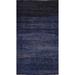 Navy Blue Gabbeh Kashkoli Modern Area Rug Hand-knotted Wool Carpet - 6'2" x 9'7"