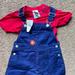 Disney Matching Sets | Disney Pooh Overalls With Red Onesie Set 24m | Color: Blue/Red | Size: 24mb