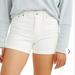 Levi's Shorts | Levi's White Cuffed Shorts | Color: White | Size: 31