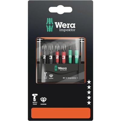 Bit-Check 6 Impaktor 1 sb, 6-teilig 05073890001 torx - Wera