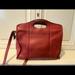 Coach Bags | Coach 9995 Lg Vtg Red Leather Bucket Satchel Bag W Cross-Body Shoulder Strap | Color: Red | Size: Os