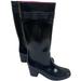 Kate Spade Shoes | Kate Spade Randi Black Tall Rain Boots With Bow Size 9 | Color: Black/Pink | Size: 9
