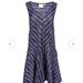 Anthropologie Dresses | Maeve Anthropogie - Purple Chevron Drop-Waist Lined Dress | Color: Purple | Size: M