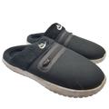 Nike Shoes | Nike Burrow Slippers Slip On Fleece Black White Shoes Womens 10 Dj3131-001 | Color: Black | Size: 10