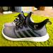 Adidas Shoes | Hardly Worn Gray Adidas Cloud Foam Shoes! | Color: Black/Gray | Size: 8.5