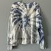 American Eagle Outfitters Tops | American Eagle Tie-Dyed Sweatshirt | Color: Blue/White | Size: M
