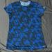 Adidas Tops | Adidas Blue/Black Women’s Athletic T-Shirt. Size Medium. | Color: Black/Blue | Size: M