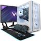 Vibox III-94 Gaming PC - 24" Monitor Bundle - Eight Core Intel i7 10700T Processor - Nvidia RTX 3070 Ti 8GB Graphics Card - 32GB RAM - 1TB NVMe SSD - 600W PSU - Windows 11 - WiFi