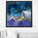 Orren Ellis Luke 1:37 Nothing Is Impossible w/ God - Floater Frame Painting on Canvas in Blue | 27.5 H x 27.5 W x 2 D in | Wayfair