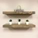 Loon Peak® Rustic Floating Shelves Wood in White/Brown | 1.75 H x 36 W x 6 D in | Wayfair F10958C7990F407FA22491AF02402342