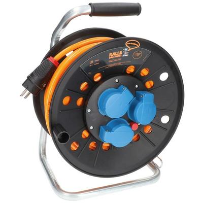 Kalle Kabeltrommel Schuko 2,5mm² Extreme Signal Orange IP44 25 Meter Image