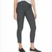 Athleta Pants & Jumpsuits | Athleta Stellar Crop Pants/Tights Womens Sz Large Charcoal Gray | Color: Black/Gray | Size: L